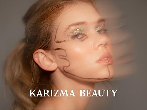 KARIZMA Stars & Moons Body Glitter. 10g Chunky Face Glitter, Hair Glitter, Eye Glitter and Body Glitter for Women. Rave Gl...