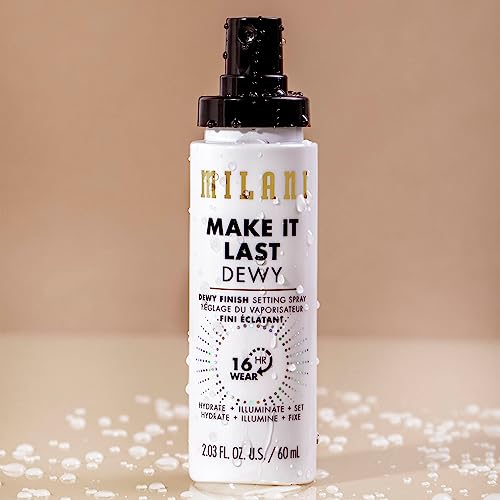 Milani Setting Spray + Primer, Make It Last Dewy - Dewy Finish Moisturizing Formula for Glow on the Go, Setting Spray for ...
