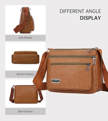 Portable Crossbody Sling Bag for Men Women, Classic Shoulder Backpack Chest Daypack Satchel for Hiking Travel