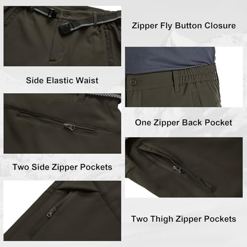 Jessie Kidden Mens Waterproof Hiking Pants Outdoor Snow Ski Fishing Fleece Lined Insulated Winter Pants