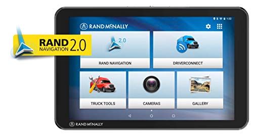 Rand McNally TND T85 8-inch GPS Truck Navigator with Industry's Best Custom Trucking Routes, Rand Navigation 2.0, Download...