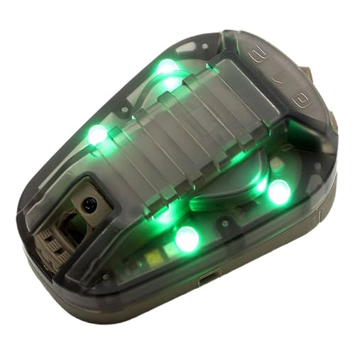 DLXARSOT Tactical Helmet Light Signal Light Military IFF Helmet Light Flashlight Survival Signal Light for Outdoor Sports ...