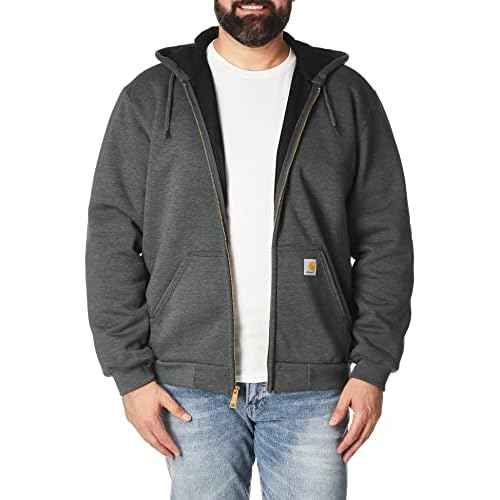 Carhartt Men's Rain Defender Rutland Hooded Zip Front Sweatshirt