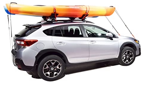 Malone SeaWing Saddle Style Universal Car Rack Kayak Carrier with Bow and Stern Lines