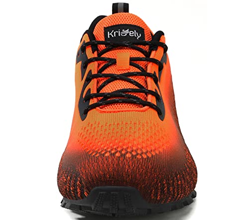 Kricely Men's Trail Running Shoes Fashion Walking Hiking Sneakers for Men Tennis Cross Training Shoe Outdoor Snearker Mens...