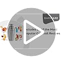 OGGI Dial A Drink Cocktail Shaker - Stainless Steel, 15 Recipes, Built in Strainer, 34 oz - The Original and Only Dial A D...