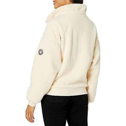DKNY womens Sport Hooded Roebling Fleece Jacket