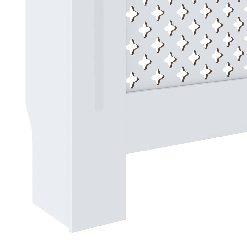 GOLINPEILO White Radiator Cover MDF Heating Radiator Cabinet Living Room Furniture Decor, 30.7" x 7.5" x 32.1", Mesh Design