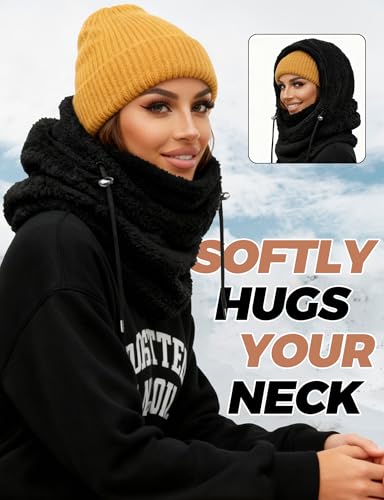 Balaclava Face Mask for Women Men Winter Hat Neck Windproof Fleece Ski Mask Warm Face Cover Scarf