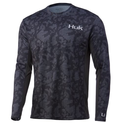 HUK Men's Icon X Camo Long Sleeve Performance Fishing Shirt