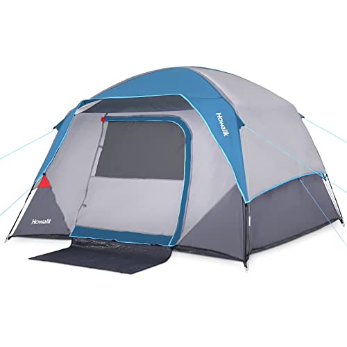 Camping Tent, Tent for Camping, Easy Set up Camping Tent 4 Person and 6 Person for Hiking Backpacking Traveling Outdoor, L...