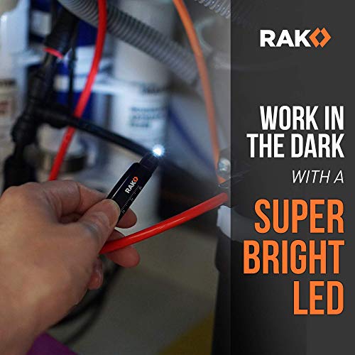 RAK Multitool Pen - Multi-Tool Pens, LED Light, Flathead, Phillips Screwdrivers, Level, Ruler, Bottle Opener, and Stylus. ...