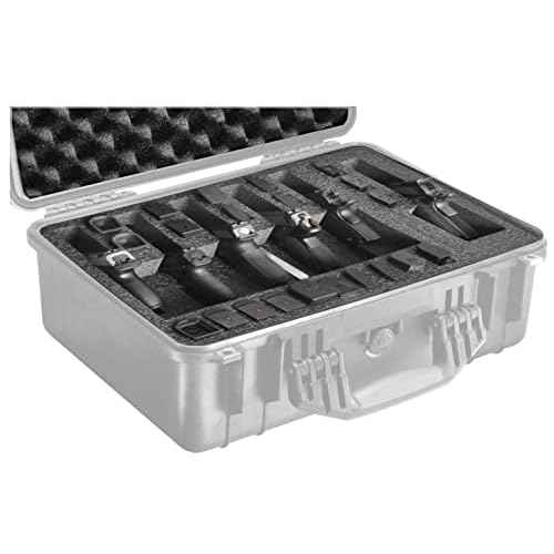 Case Club Foam Only: Fits Pelican 1520-6 Pistol Foam Set