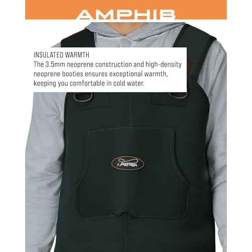 FROGG TOGGS Men's Amphib Stockingfoot Neoprene Waterproof Fishing Chest Wader for Fishing