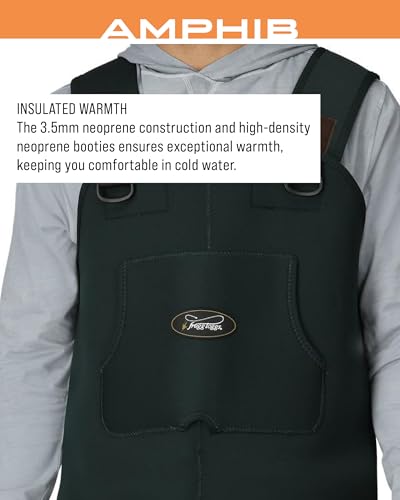 FROGG TOGGS Men's Amphib Stockingfoot Neoprene Waterproof Fishing Chest Wader for Fishing