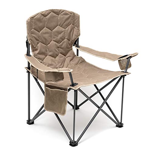 SUNNYFEEL XXL Oversized Camping Chair Heavy Duty 500 LBS for Big Tall People Above 6'4 Padded Portable Folding Sports Lawn...
