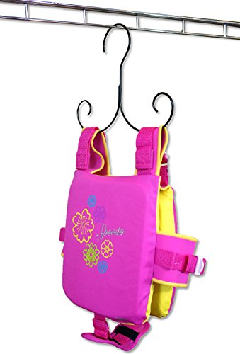 Life Jacket Hanger & Dryer - Drying Rack with 10 Hangers; Boating Storage (Black Set)
