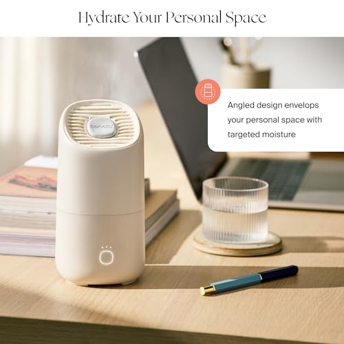 Canopy Portable Misting Humidifier - Cordless 11 HR Run Time, 500 mL, TSA Approved Travel Humidifier - Alleviate Symptoms ...