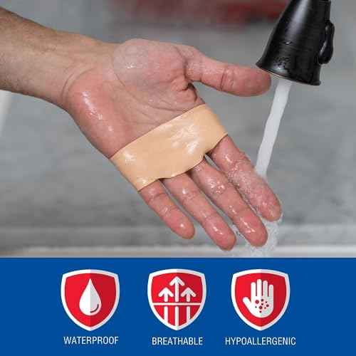 Nexcare Blister Prevention Tape, Waterproof Foam Medical Tape, Latex-Free, Sticks Firmly to Skin to Help Prevent Blisters - 1 in x 5 yds, 4 Rolls of Tape