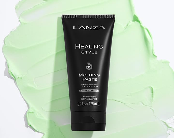 L'ANZA Healing Style Molding Hair Styling Paste with Medium Hold Effect, Nourishes and Refreshes Dry and Flaky Scalp While Styli