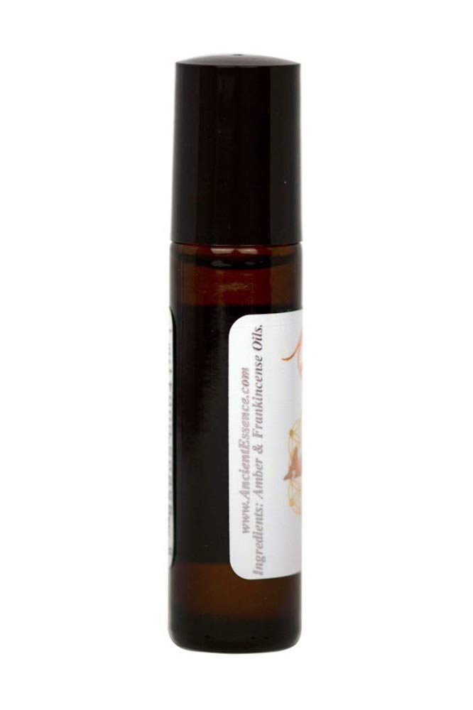 Ancient Essence Ananda Roll On Essential Oil Blissful Blend of Amber & Frankincense Creates Light & Mild Aroma Soothing Aromathe