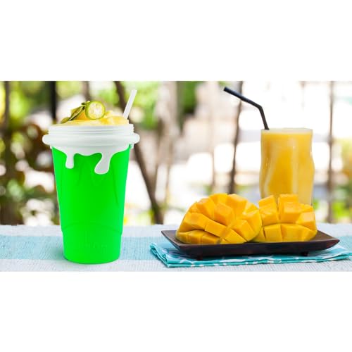 ROEDEER Large Slushie Cup 500ml,Frozen Magic Slushy Cup Maker,DIY Homemade Ice Cream,Milk Shake,Drinks Smoothie,Fruit Juic...
