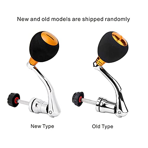 Tbest Fishing Spinning Reel Handle Metal Rocker Arm Reel Replacement Power Handle Grip