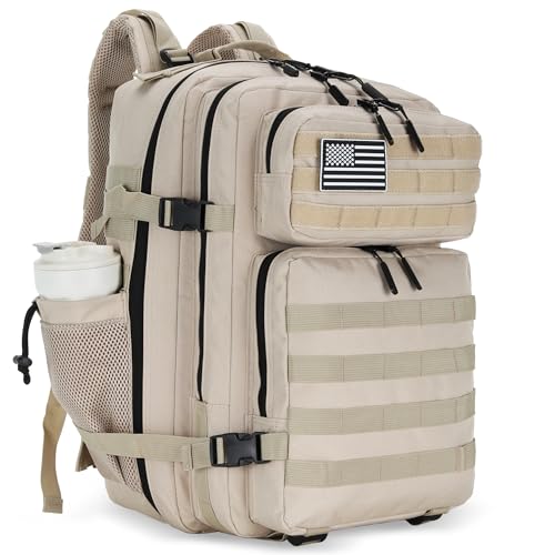Lovelinks21 45L Tactical Assault Backpack 3 day assault pack with Molle Waterproof backpack Rucksack for Tactical Backpack...