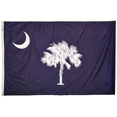 Annin Flagmakers South Carolina State Flag USA-Made to Official State Design Specifications, 4 x 6 Feet (Model 144870)