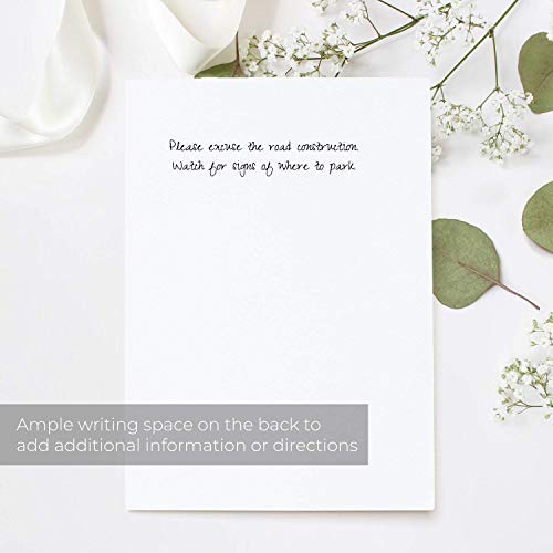 Lush Greenery Fill In The Blank Bridal Shower Invitation / 25 Floral Bridal Shower Invitations With Envelopes / 5" x 7" Bride To Be Flat Invite Cards/Made In The USA