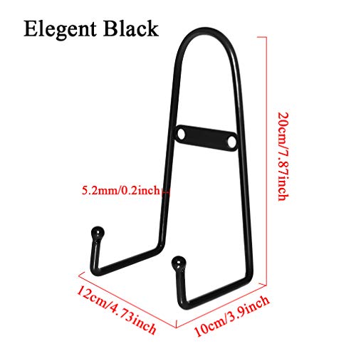 MOCOUM 4 Pack 7.87 inch Wall Mount Plate Display Stands, Medium Wall Easel Holder Plate Hanger Vertical Plate Stand Holder...