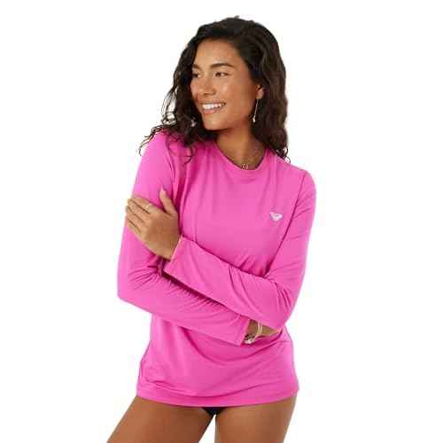 Roxy Women's Rashguard ? UPF 50+, Surf, Hiking, Beach Volley, Workout, Yoga, Quick-Dry Swim Shirt