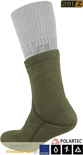 281Z Military Warm 6 inch Liners Boot Socks - Outdoor Tactical Hiking Sport - Polartec Fleece Winter Socks