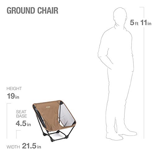 Helinox Ground Chair Ultralight, Portable Outdoor Chair