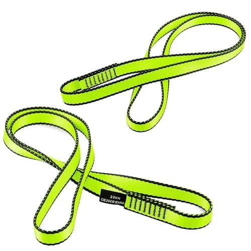 AINIKEY 18MM Nylon Climbing Sling Runner 23KN CE2008/EN566 Rock Climbing Webbing Straps for Outdoor Climbing, Rappelling, ...