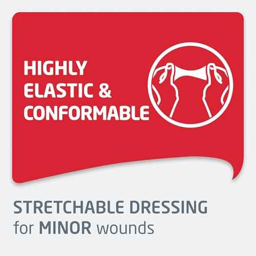 Leukoplast elastic - First Aid Dressings - Stretchable and Conformable - Ideal for Fingers, Elbows, Knees and Wrists - 1 in x 3 in - Box of 300