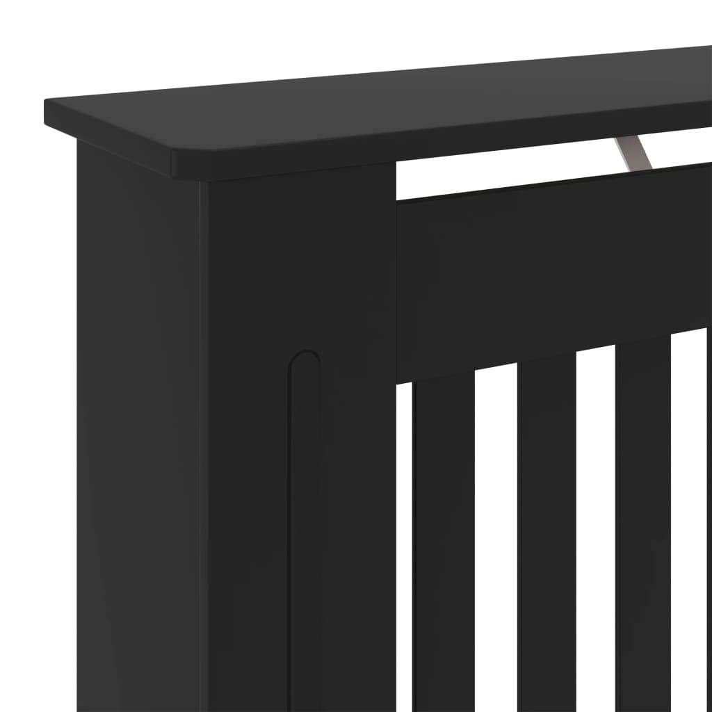 GOLINPEILO Black Radiator Cover MDF Heating Radiator Cabinet Living Room Furniture Decor, 30.7" x 7.5" x 32.1", Vertical Design