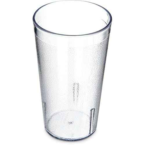 Carlisle FoodService Products 521207 Stackable Shatter-Resistant Plastic Tumbler, 12 oz., Clear (Pack of 72)