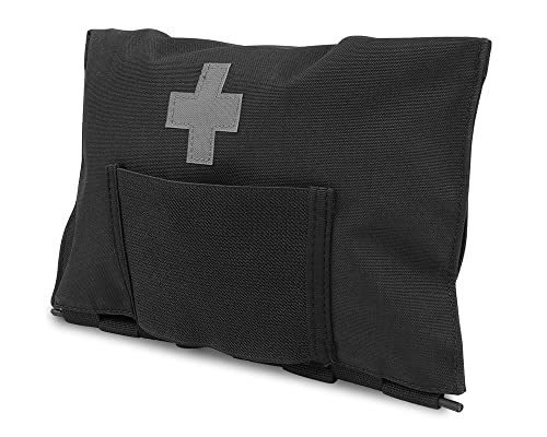KRYDEX Molle Dump Pouch Roll-Up and KRYDEX Tactical Blow Out Kit Bag Medical Pouch Black