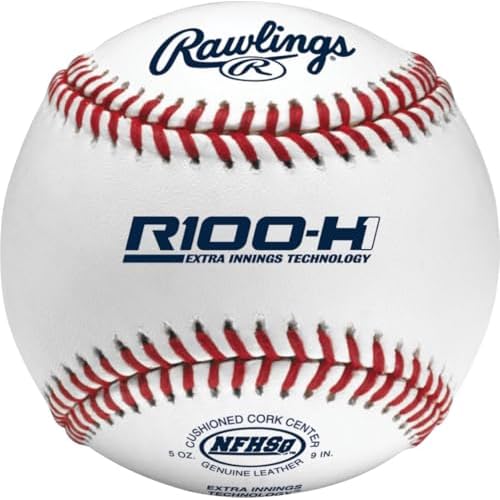 Rawlings | NFHS NOCSAE High School Baseballs | 12 Count | R100-H1 / R100-H2 / R100-H3 / RNF Options