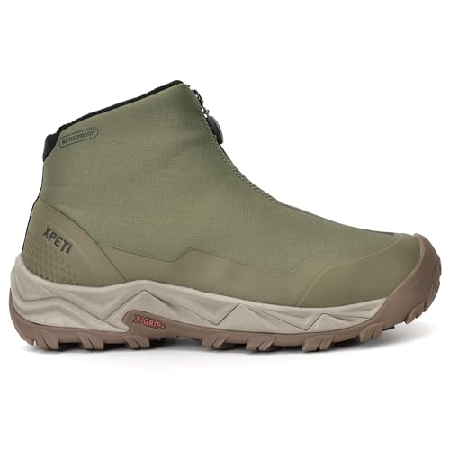 XPETI Men's Coldurban II Front Zip Waterproof Campsite Hiking Boots