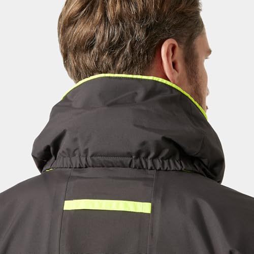 Helly-Hansen Men's Pier Jacket 4.0 - Adjustable Hood Raincoat - Sailing Wet Weather Gear - Lightweight Outdoor Jacket