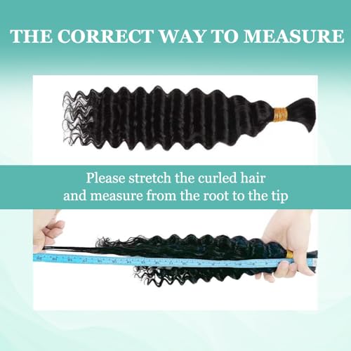 Human Braiding Hair for Boho Braids T30 24 Inch 150g 6 Bundles/Pack Deep Wave Boho Hair for Braiding 100% Virgin 12A Boho Hair for Braiding No Weft Ombre Braiding Hair Human Hair Extensions