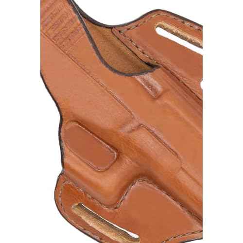 Bianchi 77 Piranha Pancake-Style Holster, Fits Springfield XD 4IN .45, Tan, Right Hand
