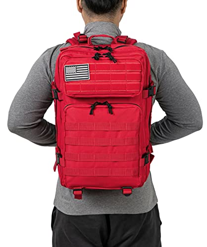 QT&QY 45L Tactical backpack & Tactical Toiletry Bag
