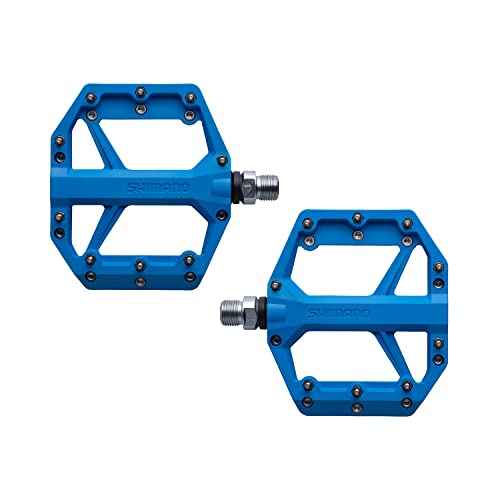 SHIMANO PD-GR400 Flat Pedal, Blue