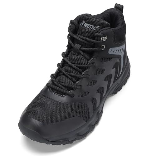 ARISIC Non Slip Work Boots for Men Comfortable Slip Resistant Work Shoes Waterproof Restaurant Chef Shoes Breathable Mesh ...