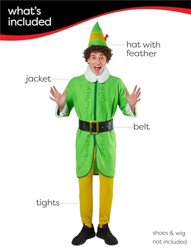 Rubies Men's Buddy the Elf Costume (Standard)