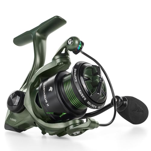KastKing Spartacus II Spinning Reel – Sealed Carbon Fiber 22LBs Max Drag – 7+1 Stainless BB for Saltwater&Freshwater – 5....