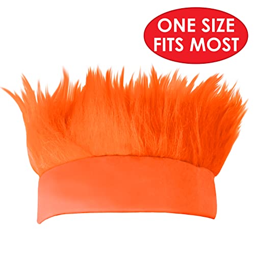 Beistle Orange Hairy Headband